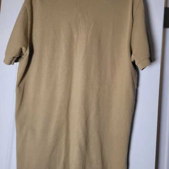 Ralph Lauren Tan Polo with Embroidered Pony Size Large - Picture 5 of 8